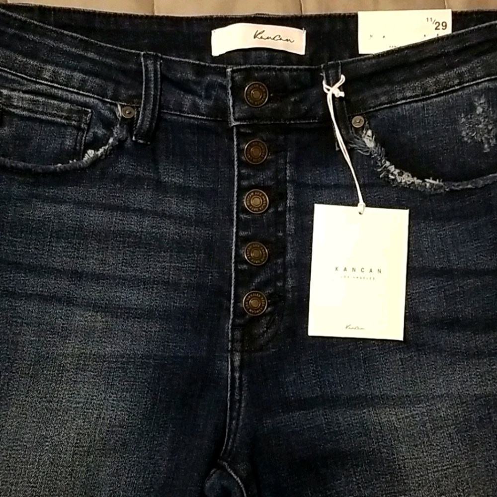 Kancan Dark Wash Skinny jean